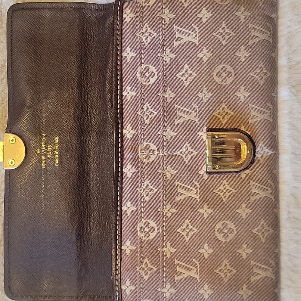 RARE Vintage Louis Vuitton Canvas IDYLLE SEPIA SARAH Wallet - Picture 4 of 11